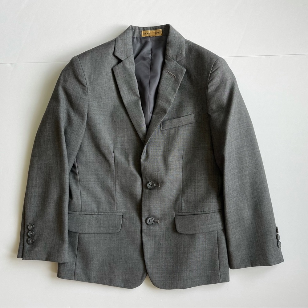Boys Sport Coat Jacket Blazer Youth Class Club Gray